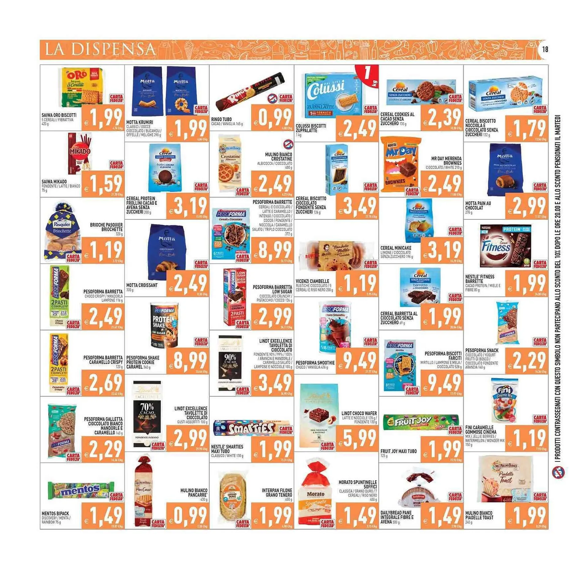 Volantino Supermercati Agorà da 16 luglio a 24 luglio di 2025 - Pagina del volantino 18