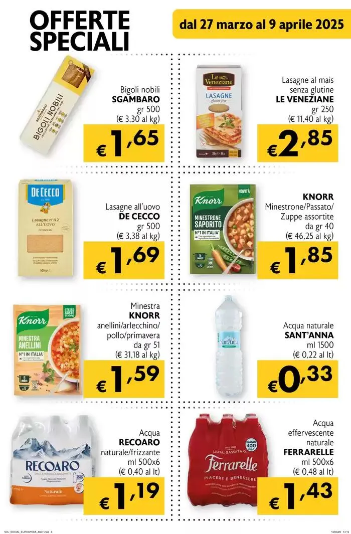 Offerte Speciali da 1 aprile a 9 aprile di 2025 - Pagina del volantino 8