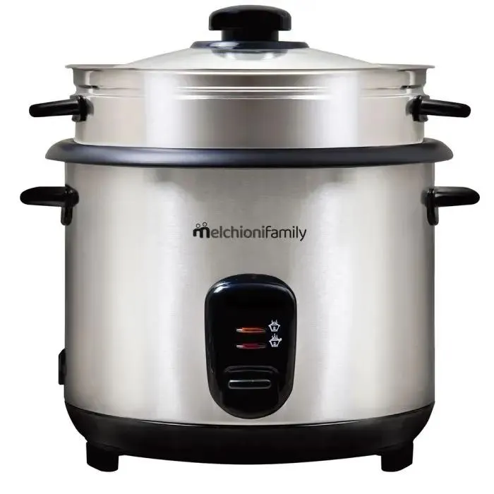 Melchioni cuociriso loto antiaderente - 1,5lt - cottura e riscaldamento - spegnimento automatico