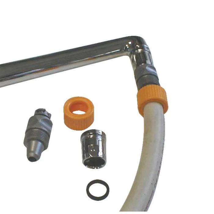 Attacco univ innesto rapido per tubi f da irrigaz