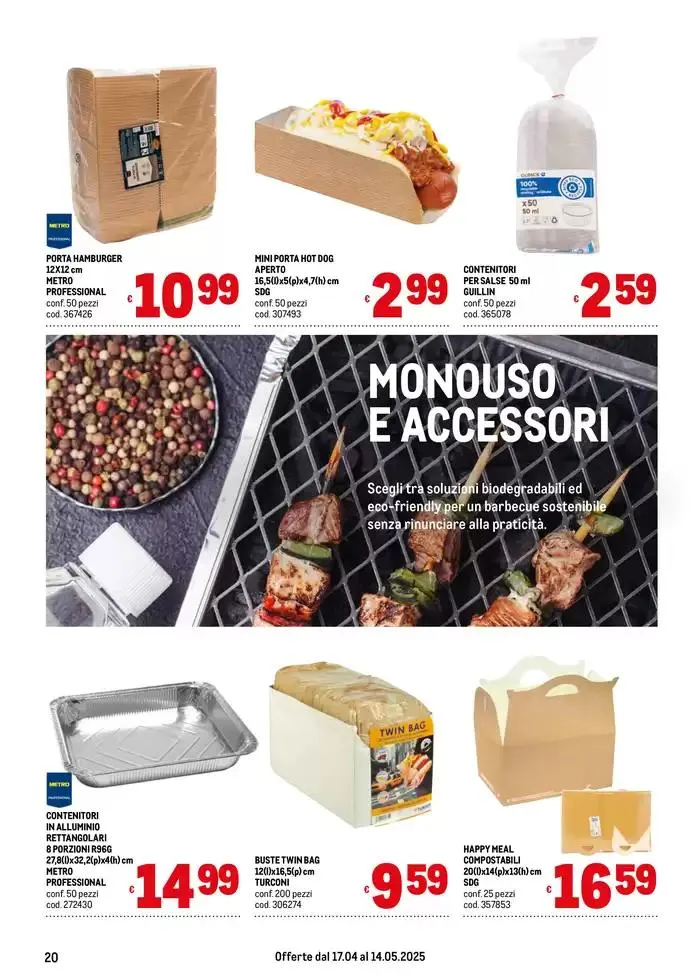 Catalogo Barbecue 2025 da 22 aprile a 14 maggio di 2025 - Pagina del volantino 20