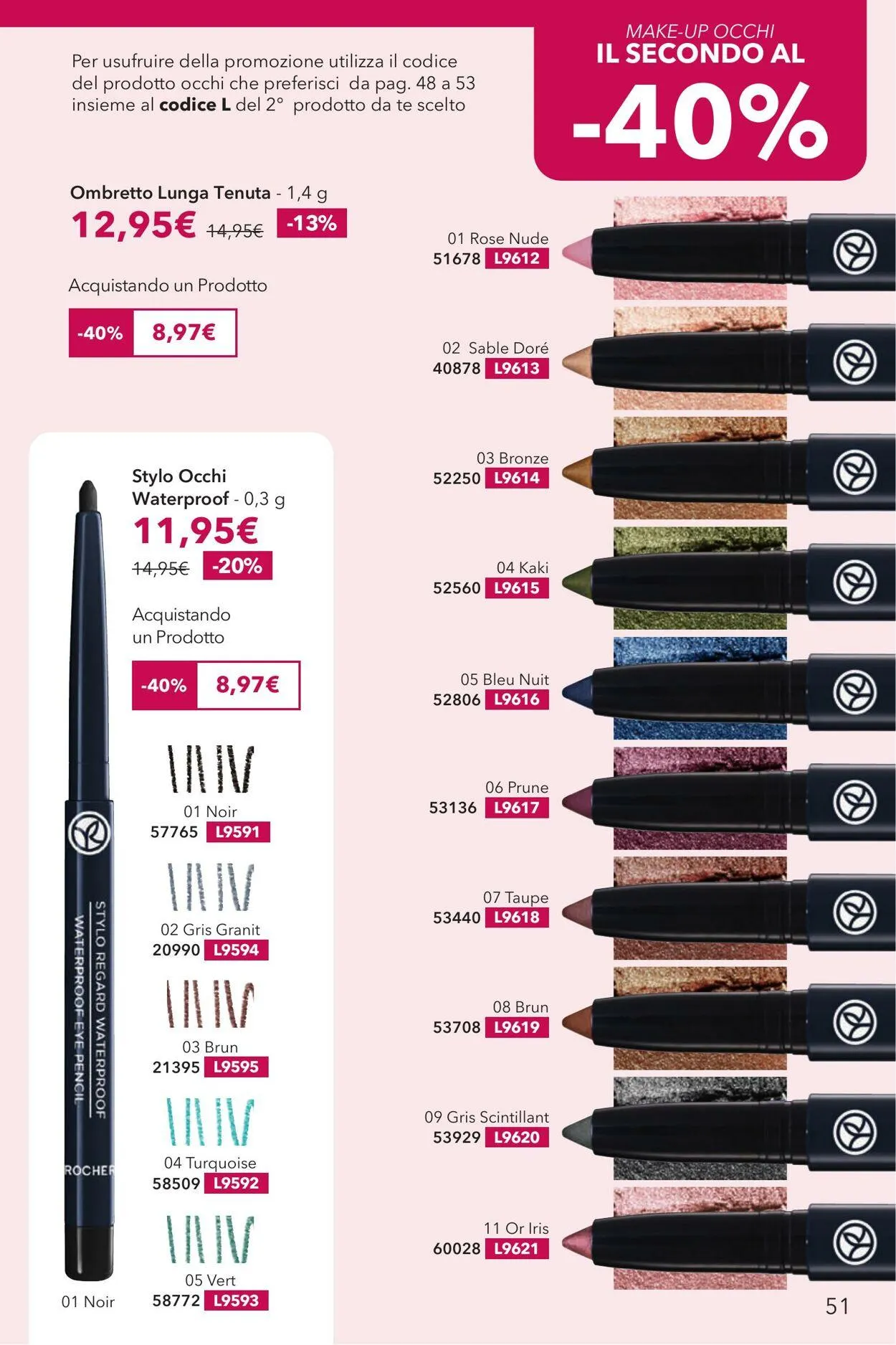 Yves Rocher Volantino attuale da 11 settembre a 25 settembre di 2025 - Pagina del volantino 51