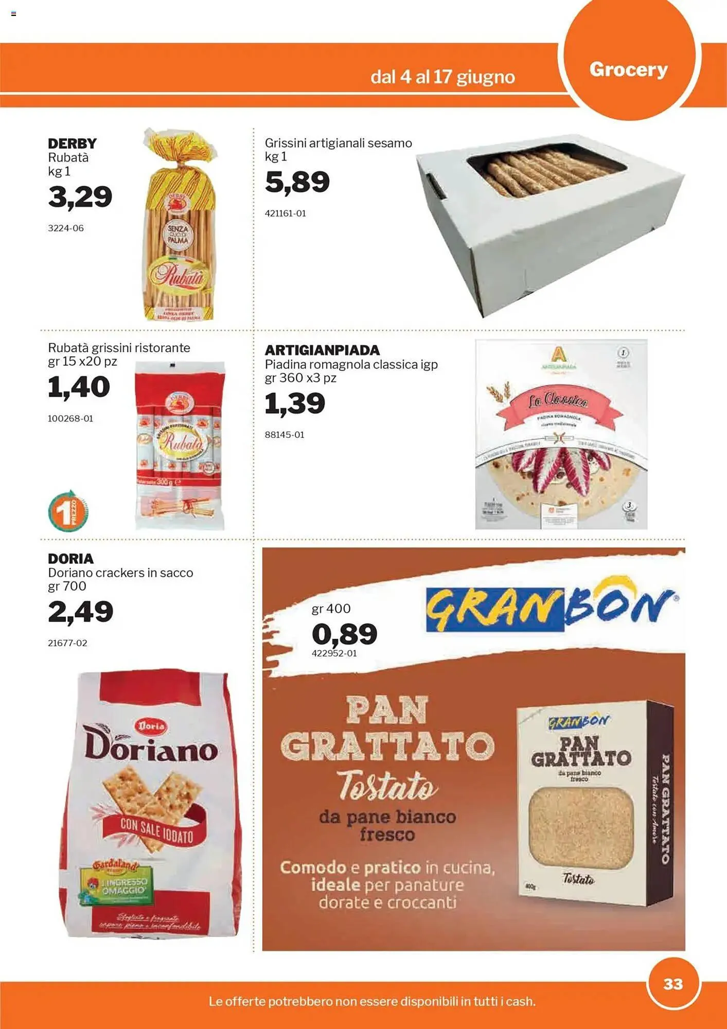 Volantino GrosMarket da 4 giugno a 17 giugno di 2025 - Pagina del volantino 33