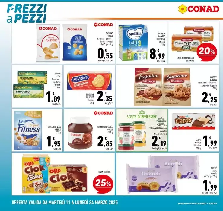 Prezzi a pezzi da 11 marzo a 24 marzo di 2025 - Pagina del volantino 16