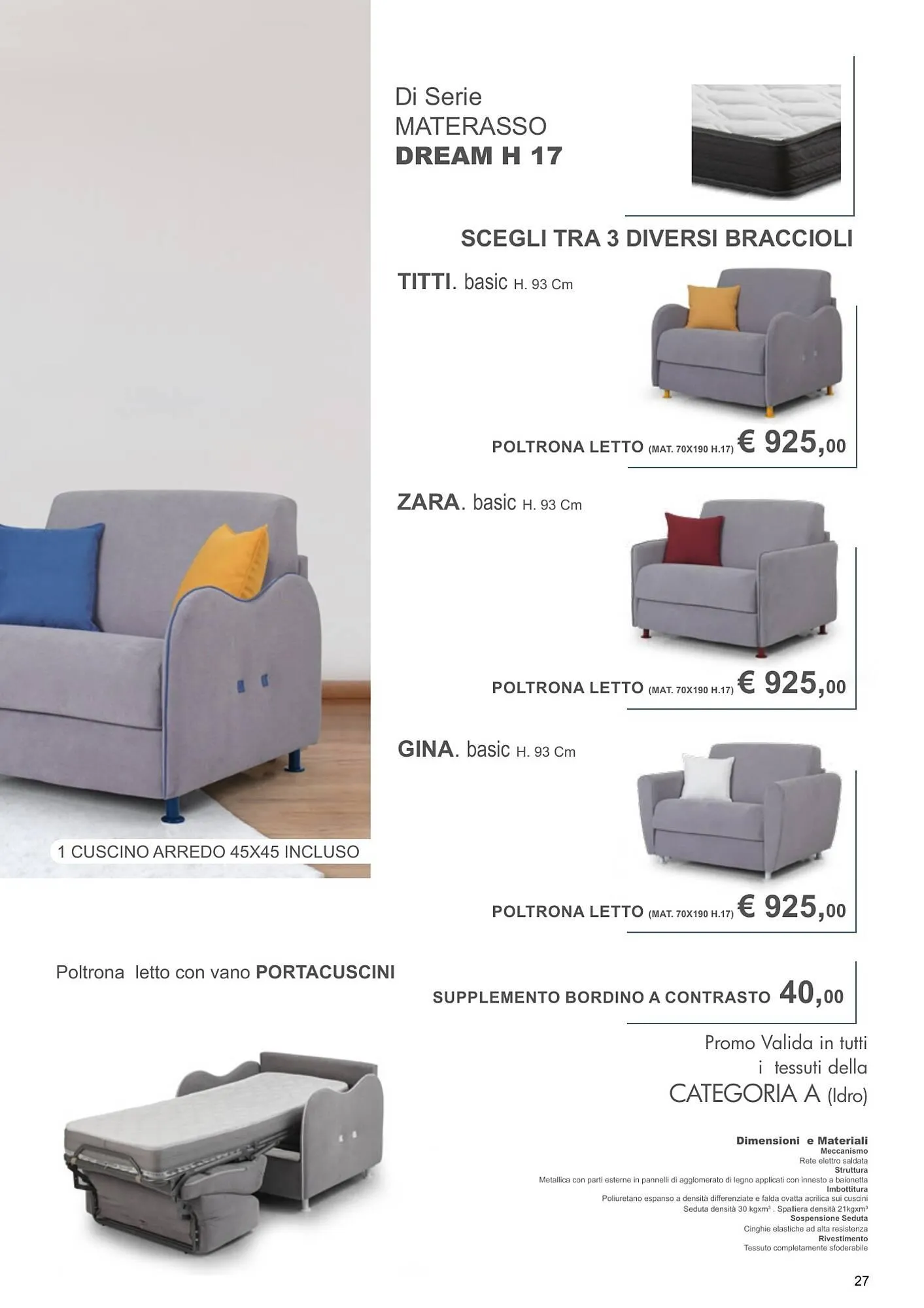 Volantino Outlet Divani da 15 ottobre a 31 dicembre di 2024 - Pagina del volantino 27