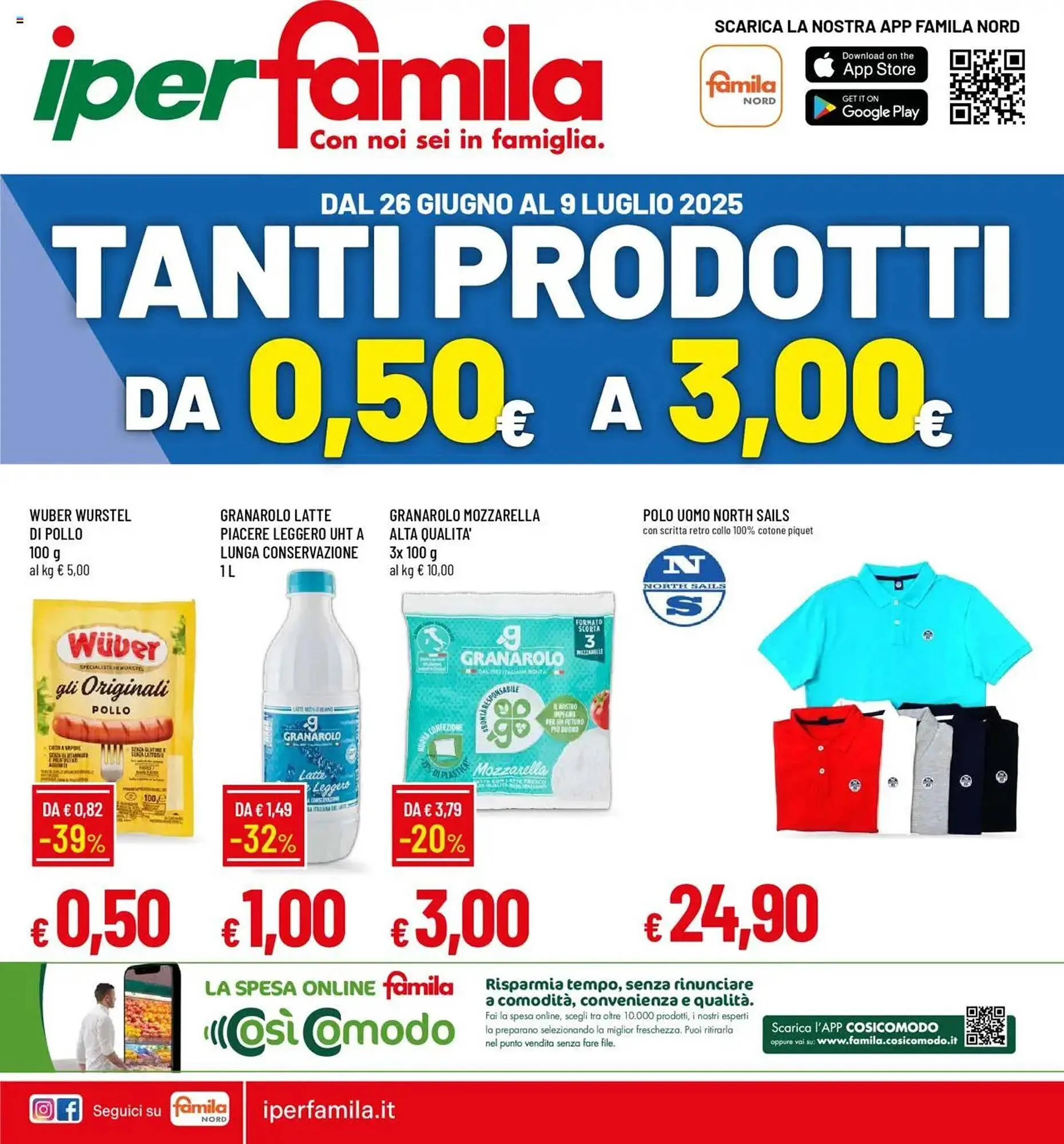 Volantino IperFamila da 26 giugno a 9 luglio di 2025 - Pagina del volantino 1