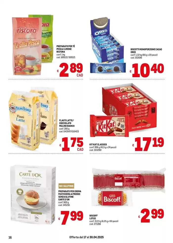 Offerte per Te -Area 5 da 22 aprile a 30 aprile di 2025 - Pagina del volantino 16