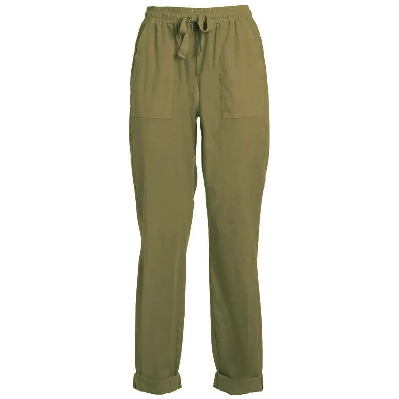 Pantalone donna Popeline con Coulisse