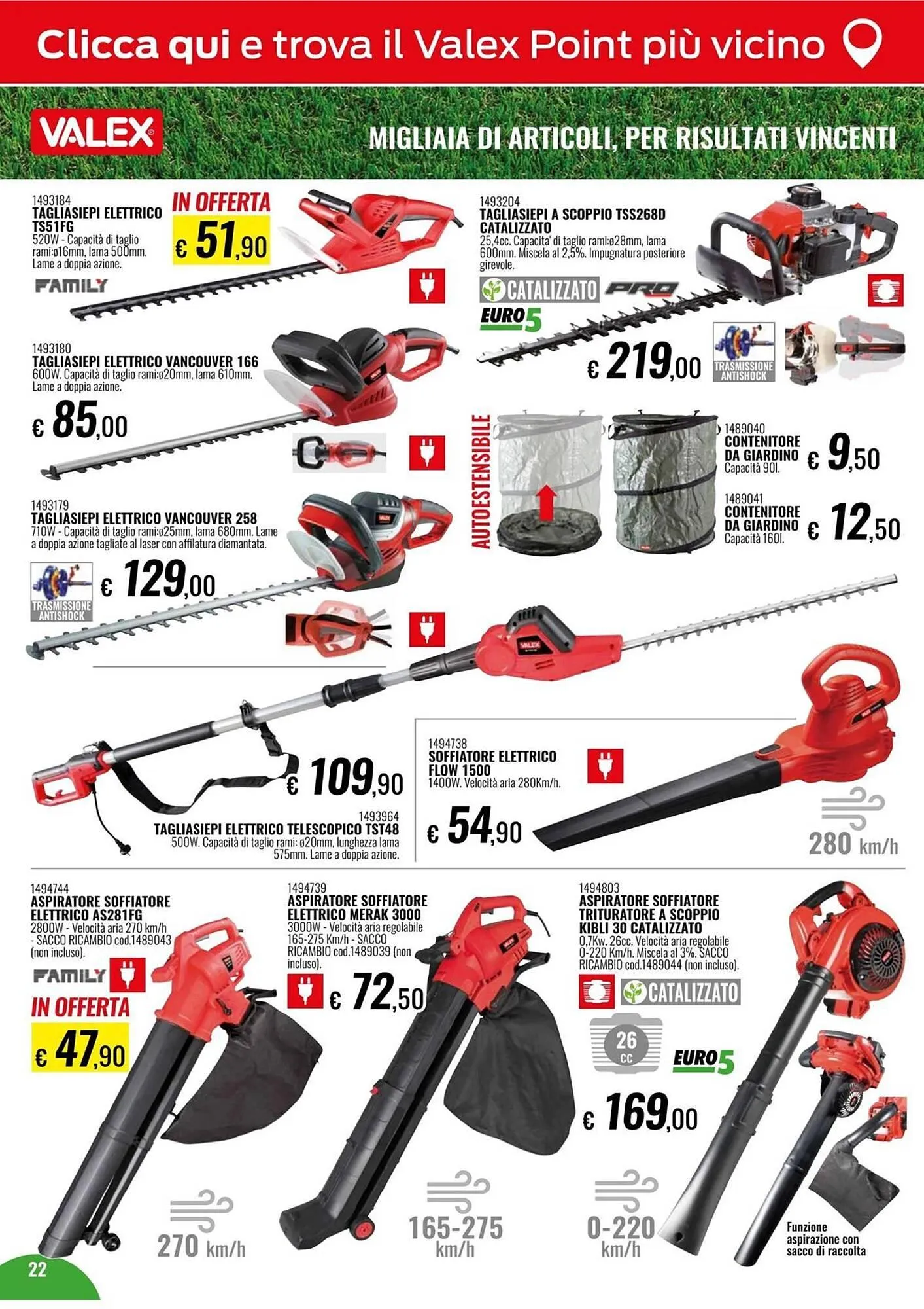 Volantino Valex da 13 gennaio a 22 marzo di 2026 - Pagina del volantino 22