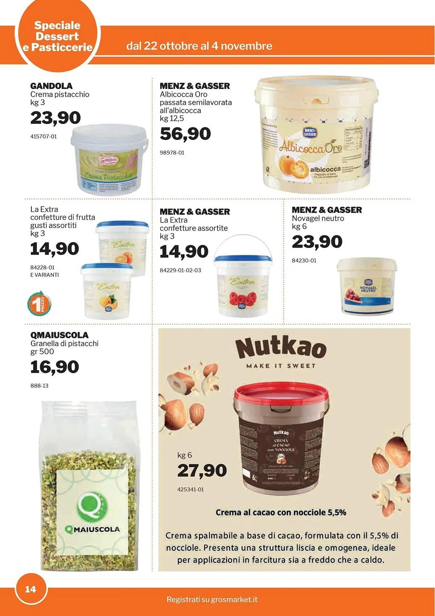 Volantino GrosMarket da 23 ottobre a 4 novembre di 2025 - Pagina del volantino 14
