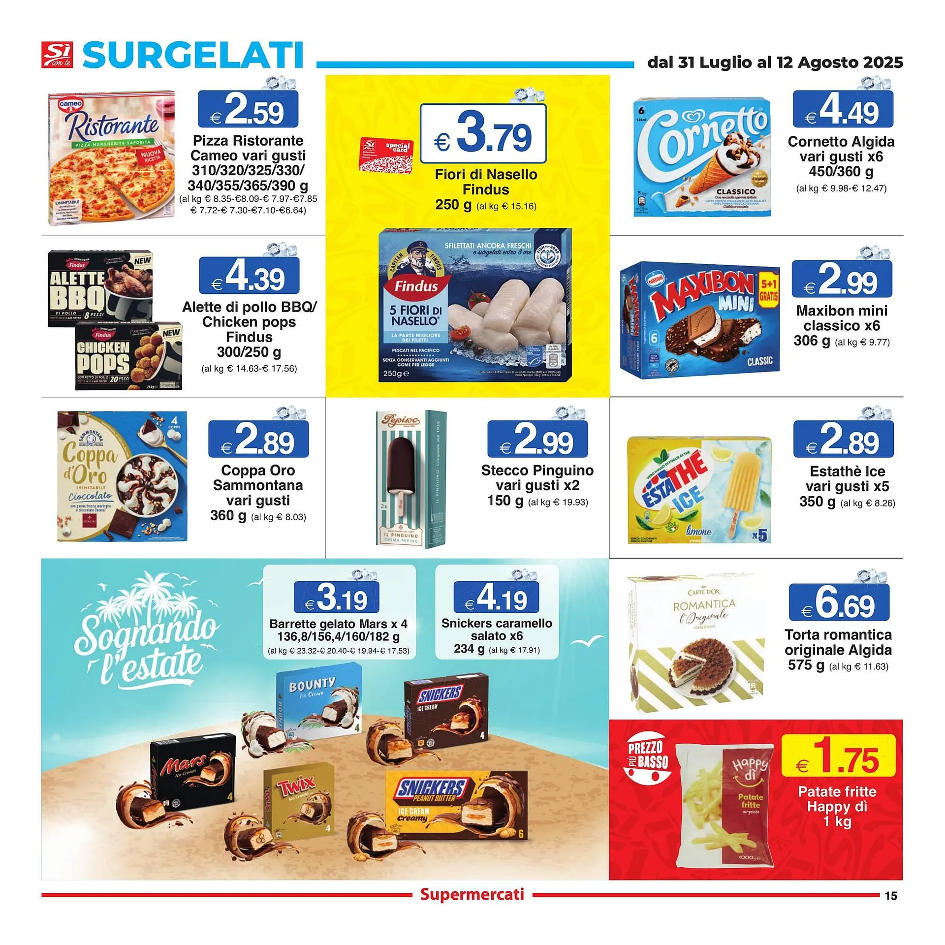 Volantino Sì con te da 31 luglio a 12 agosto di 2025 - Pagina del volantino 15