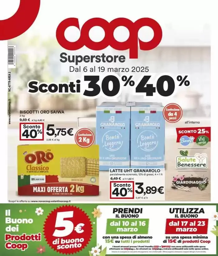 Sconti 30% 40% da 6 marzo a 19 marzo di 2025 - Pagina del volantino 1