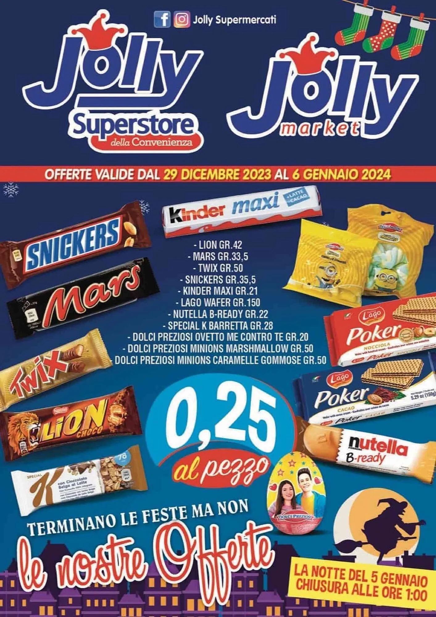 Volantino Jolly Market da 29 dicembre a 6 gennaio di 2024 - Pagina del volantino 