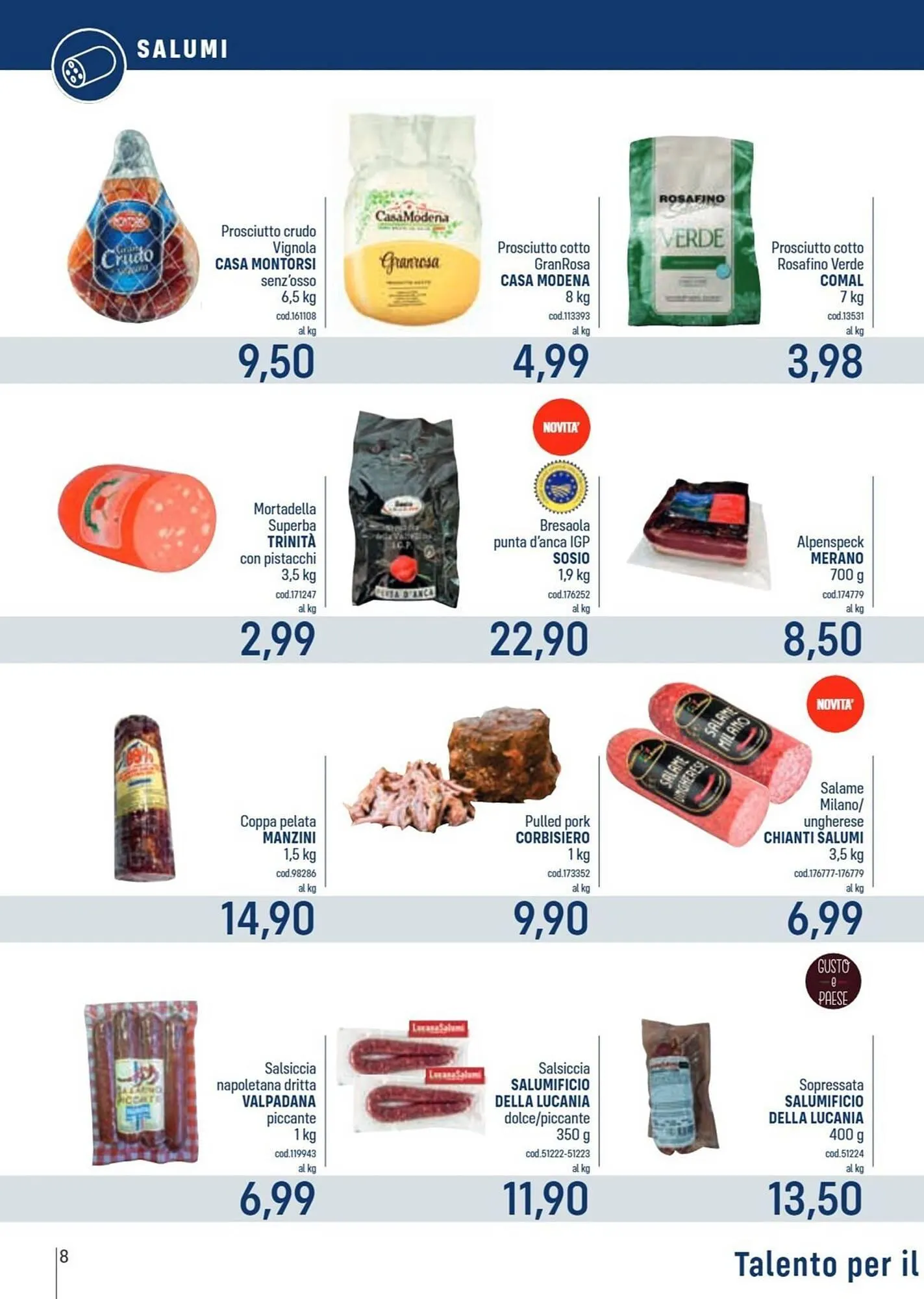 Volantino Talento Professional Store da 2 giugno a 15 giugno di 2025 - Pagina del volantino 8