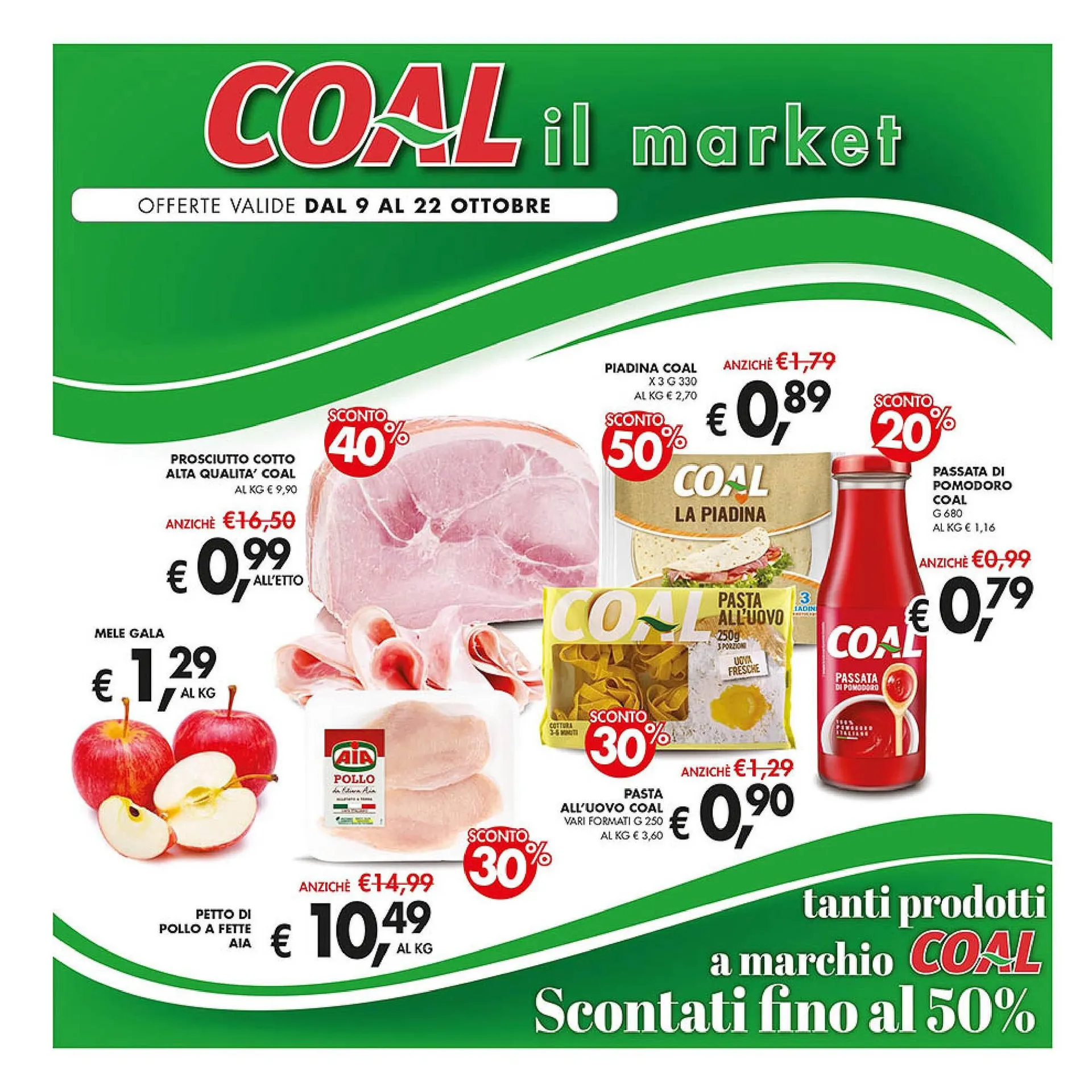 Volantino Coal da 9 ottobre a 22 ottobre di 2025 - Pagina del volantino 1
