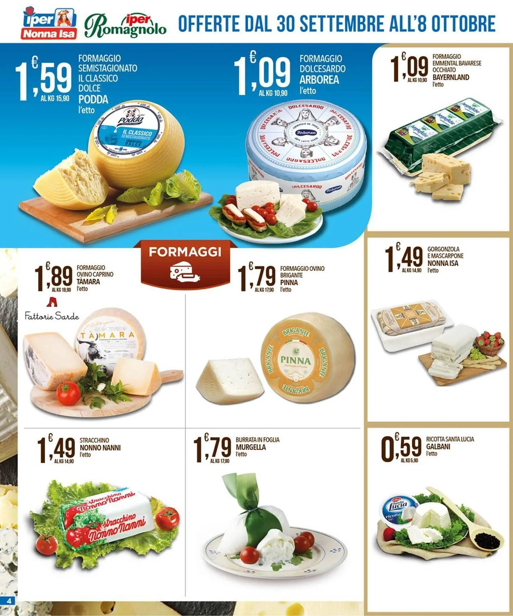 Volantino Iper Nonna Isa da 30 settembre a 8 ottobre di 2025 - Pagina del volantino 4