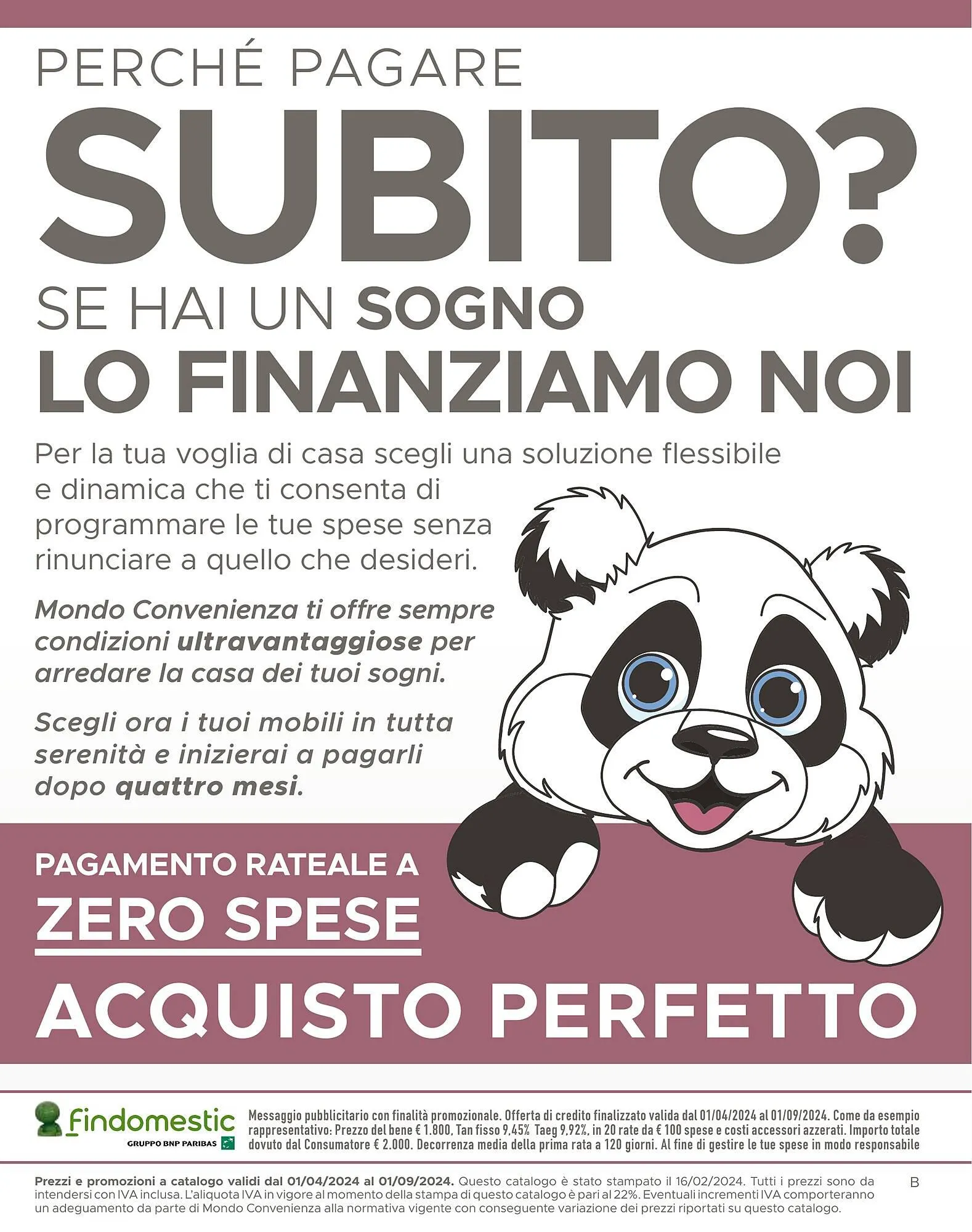 Volantino Mondo Convenienza da 1 aprile a 1 settembre di 2024 - Pagina del volantino 192