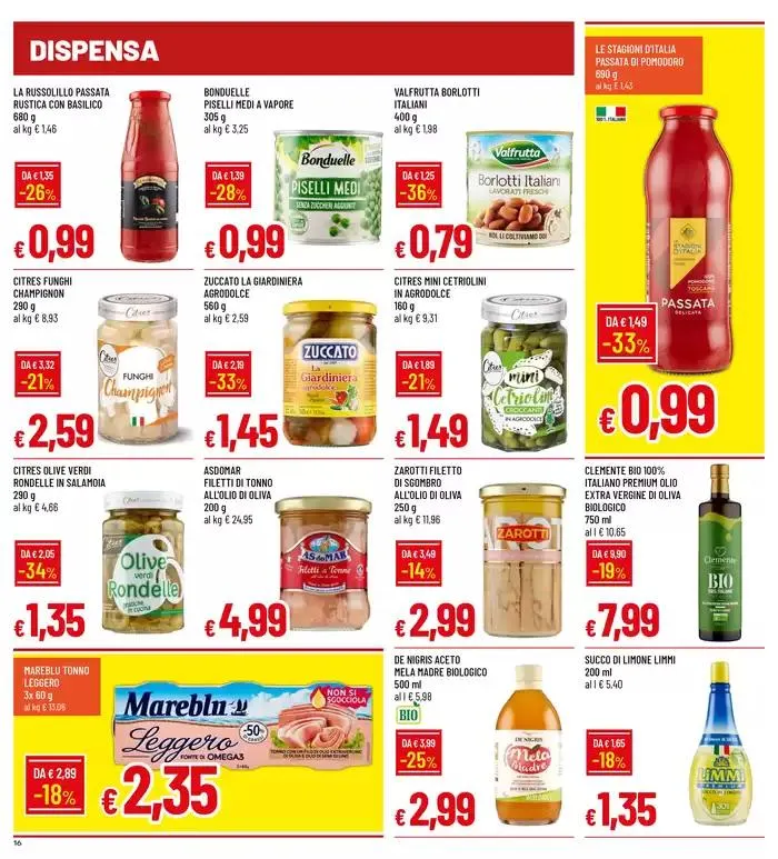 Grandi marche a piccoli prezzi  da 9 gennaio a 22 gennaio di 2025 - Pagina del volantino 16