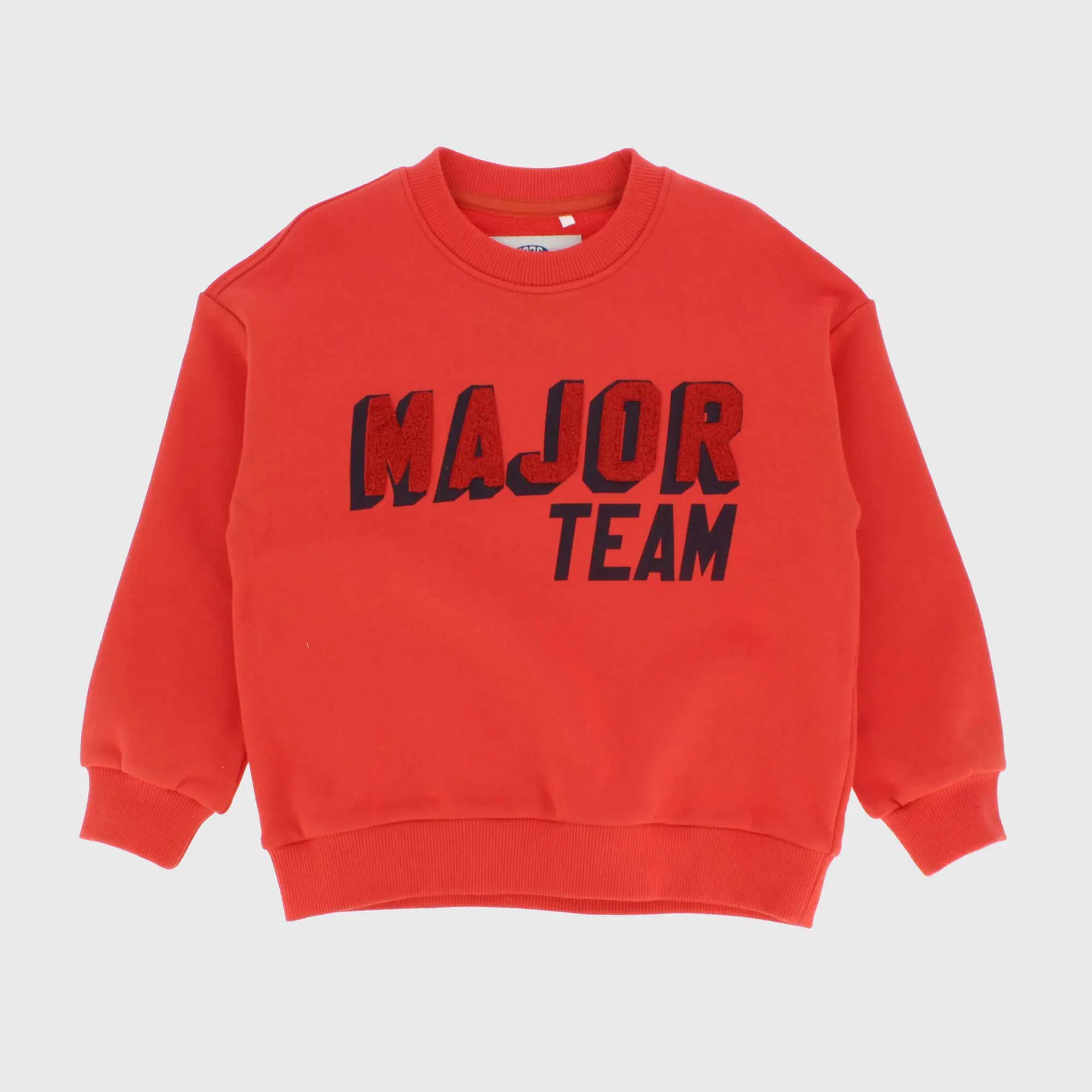 Felpa girocollo da bambino, rosso