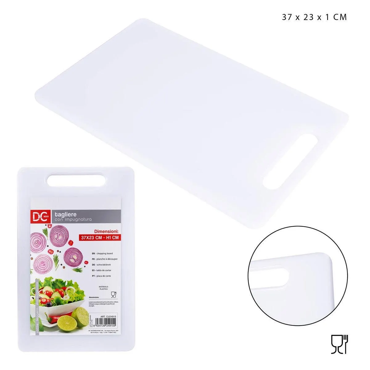 Dc Plastic Cutting Board 23X37 cm