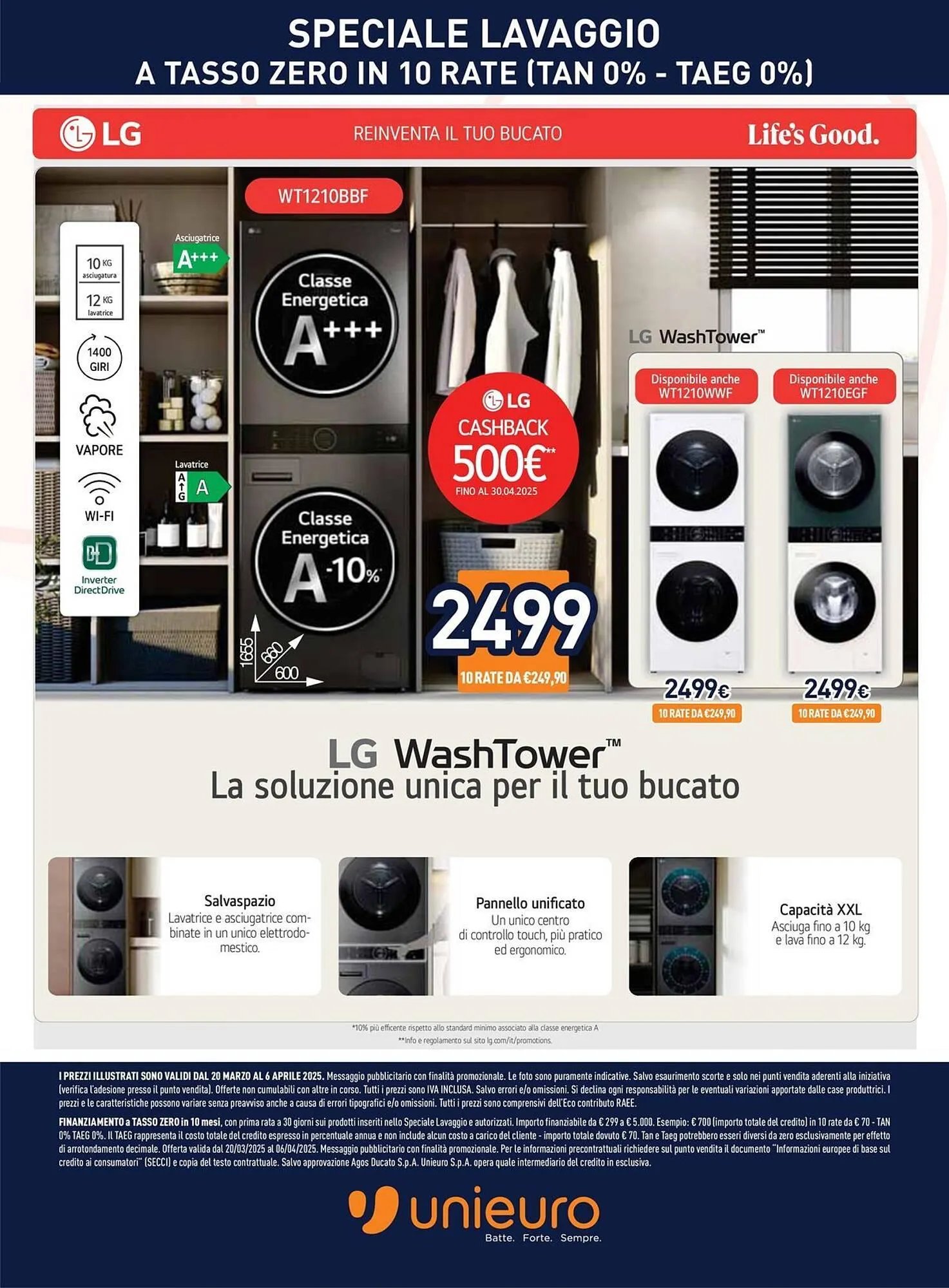 Volantino Unieuro da 20 marzo a 6 aprile di 2025 - Pagina del volantino 16