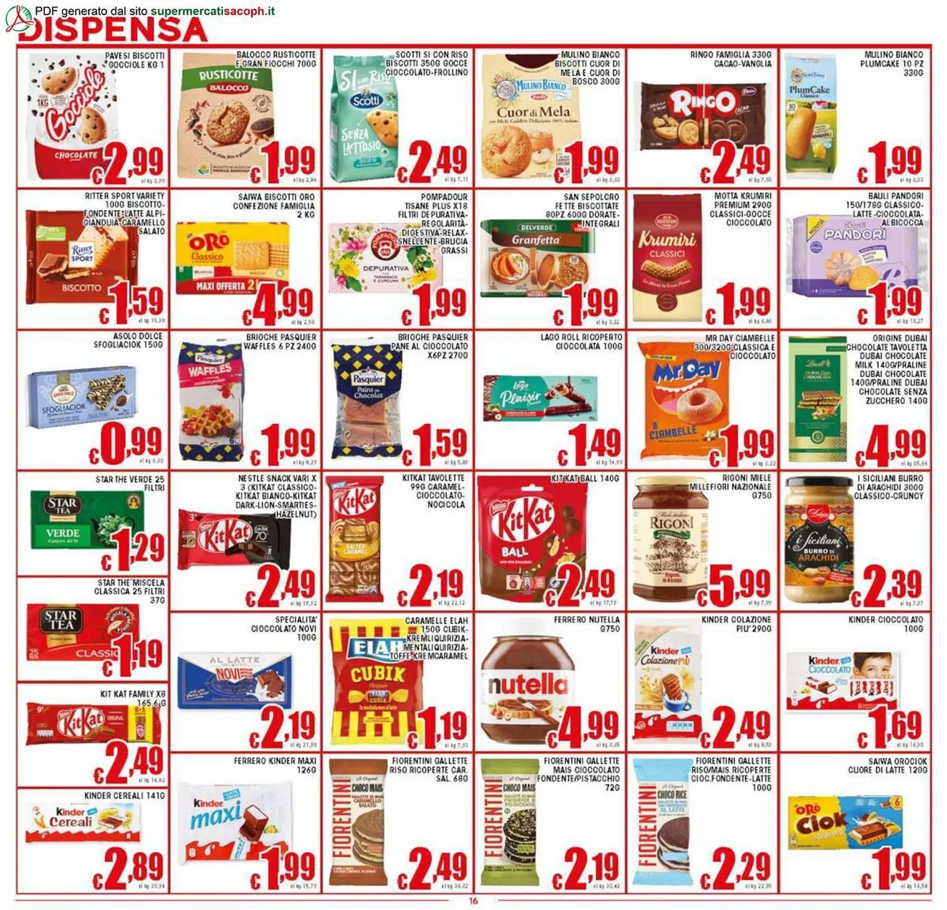 Volantino Sacoph da 29 ottobre a 6 novembre di 2025 - Pagina del volantino 16