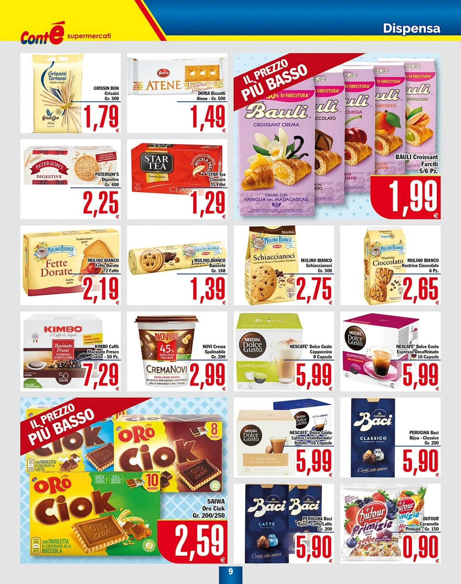 Volantino Conté Supermercati da 2 aprile a 10 aprile di 2024 - Pagina del volantino 9