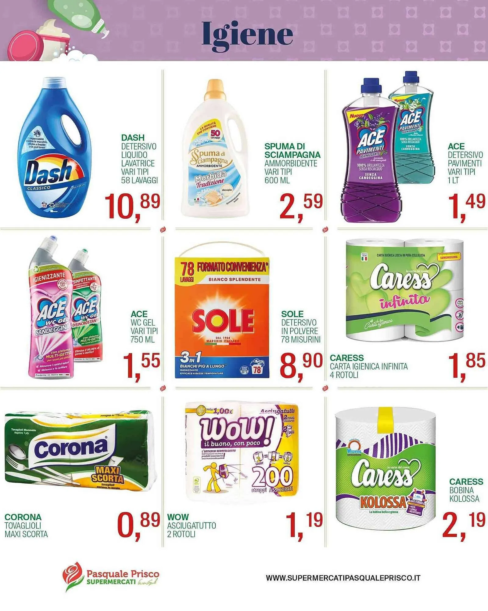 Volantino Supermercati Pasquale Prisco da 17 marzo a 30 marzo di 2025 - Pagina del volantino 18