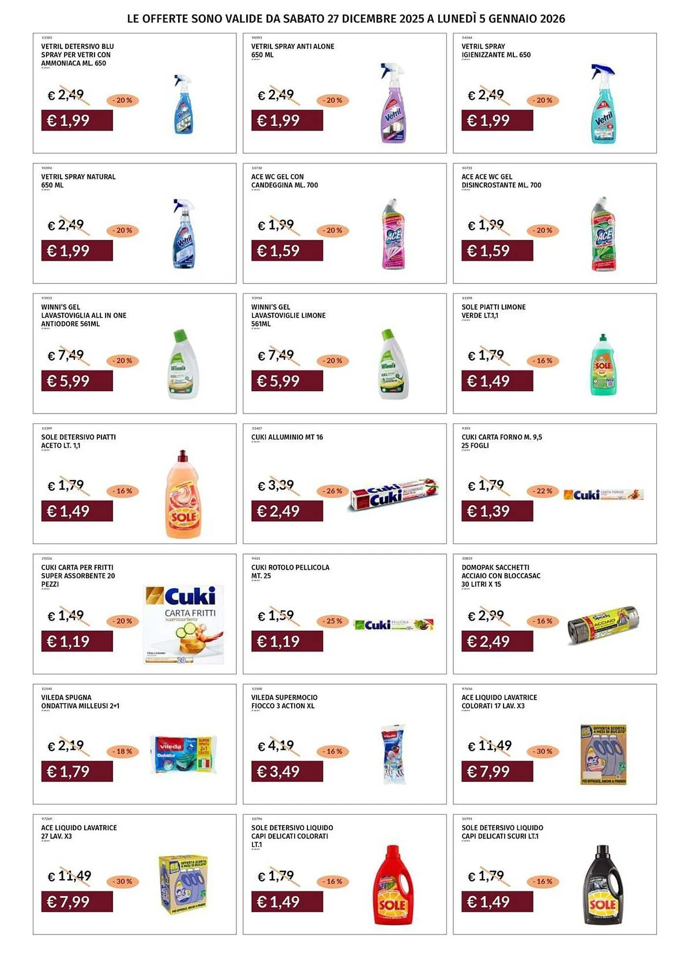 Volantino Prezzemolo e Vitale da 29 dicembre a 5 gennaio di 2026 - Pagina del volantino 35