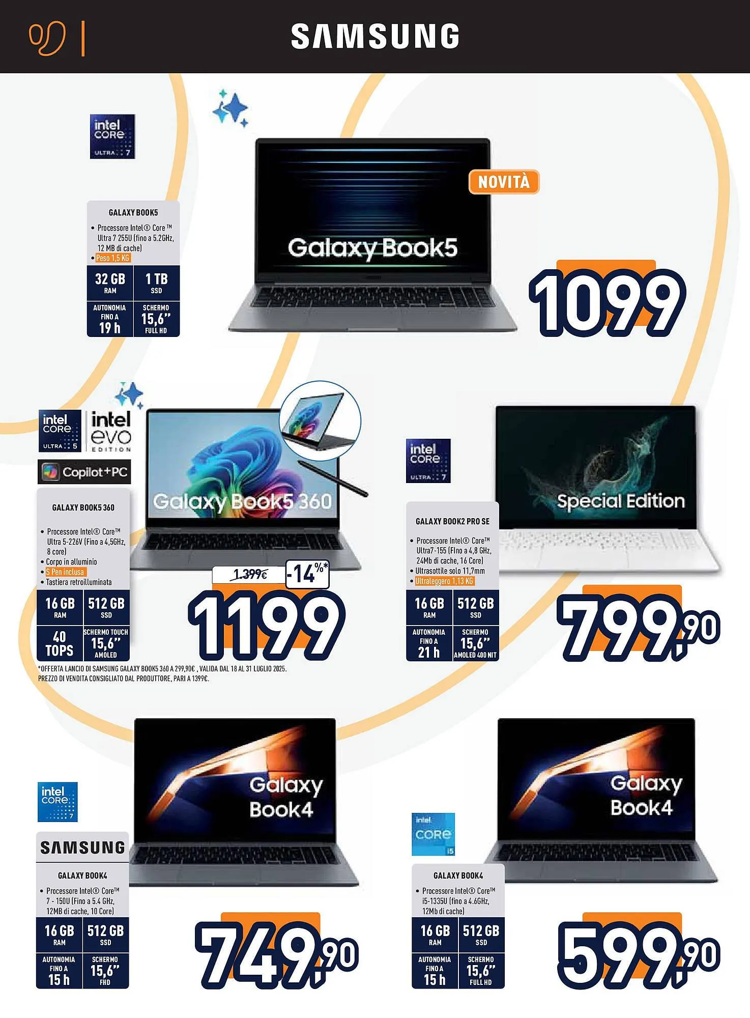 Volantino Unieuro da 17 luglio a 27 luglio di 2025 - Pagina del volantino 14