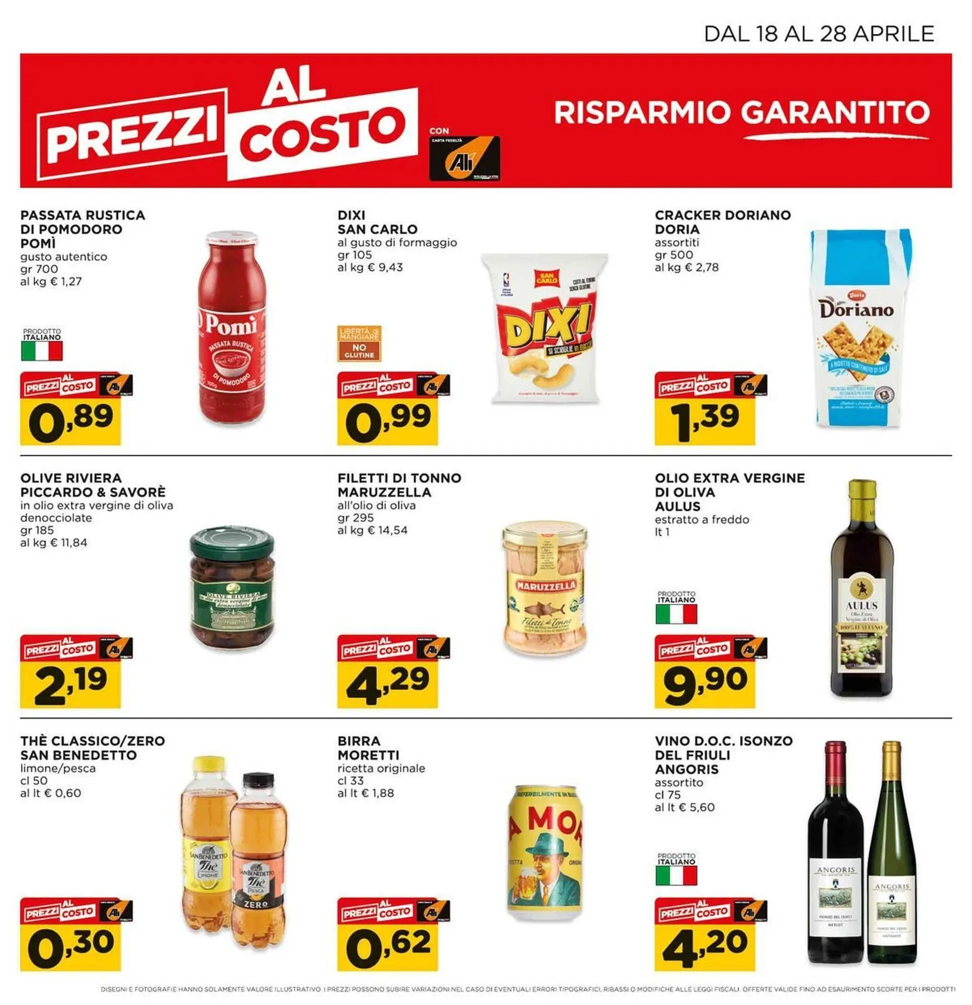Volantino Alì Supermercati da 18 aprile a 28 aprile di 2024 - Pagina del volantino 4