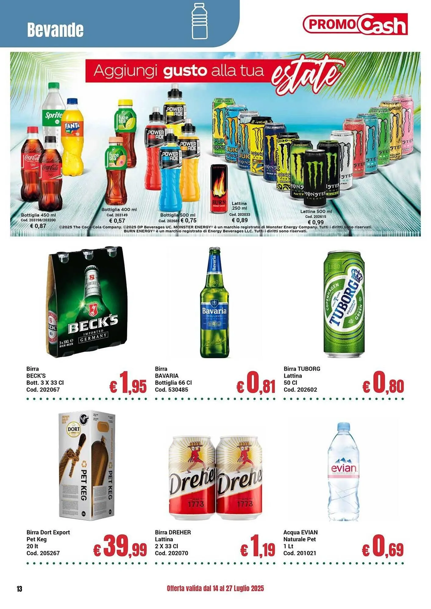Volantino Centro Cash da 14 luglio a 27 luglio di 2025 - Pagina del volantino 13