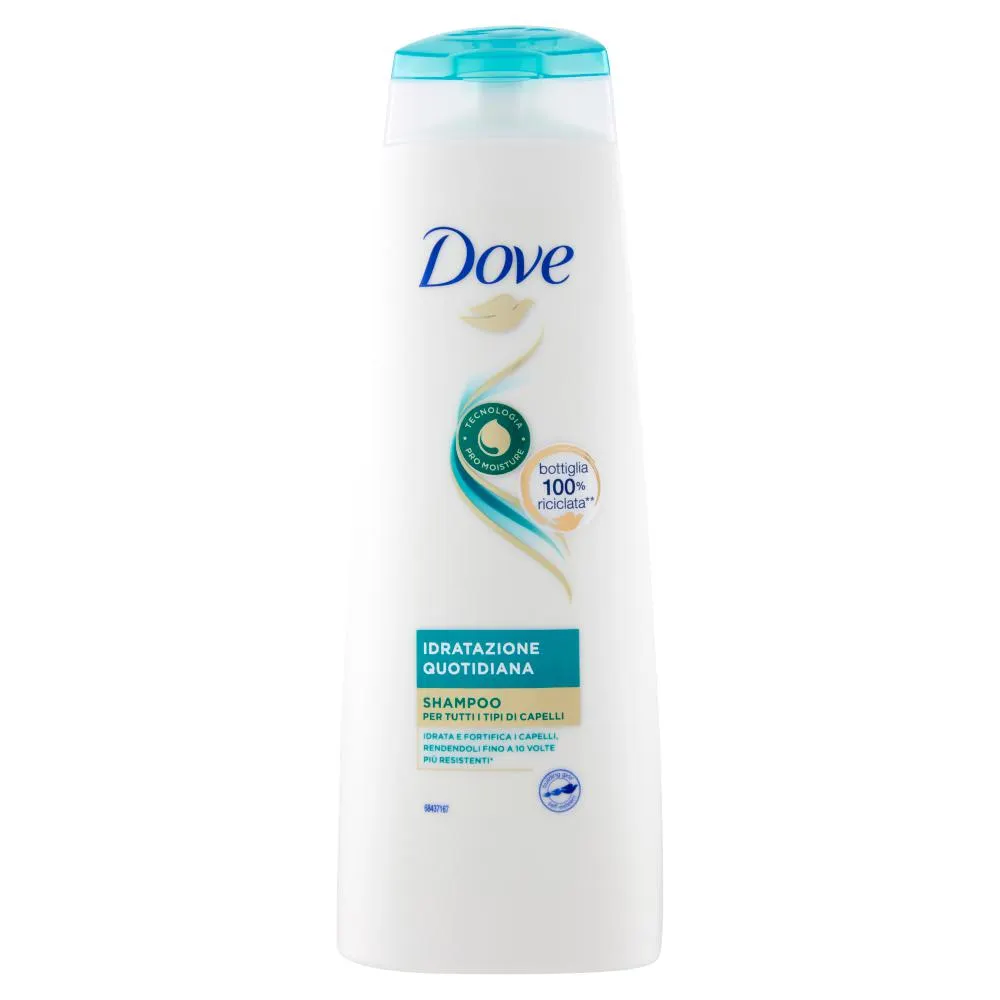 Dove Idratazione Quotidiana Shampoo per Tutti i Tipi di Capelli 225 ml