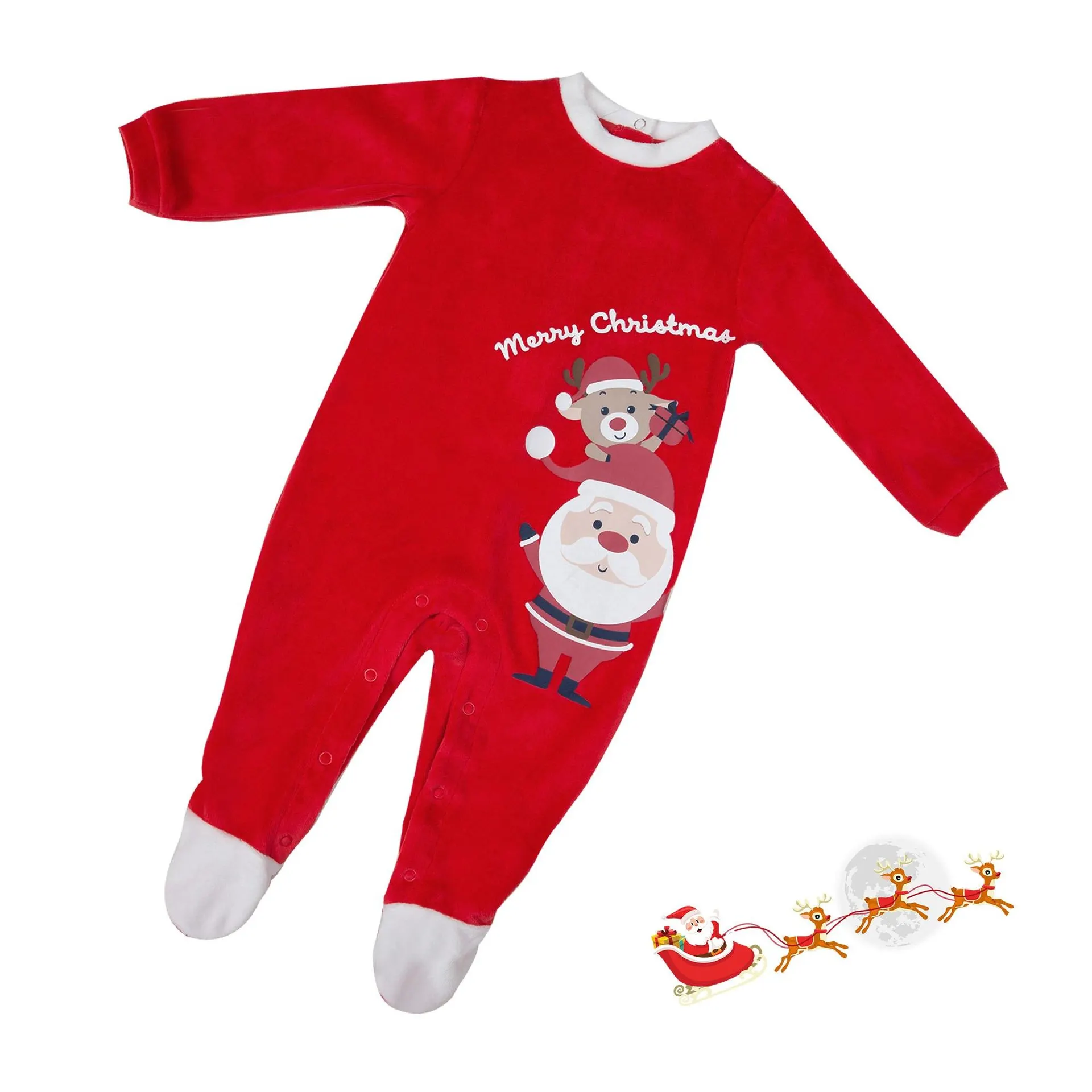 Mawi tutina ciniglia stampa babbo e renna