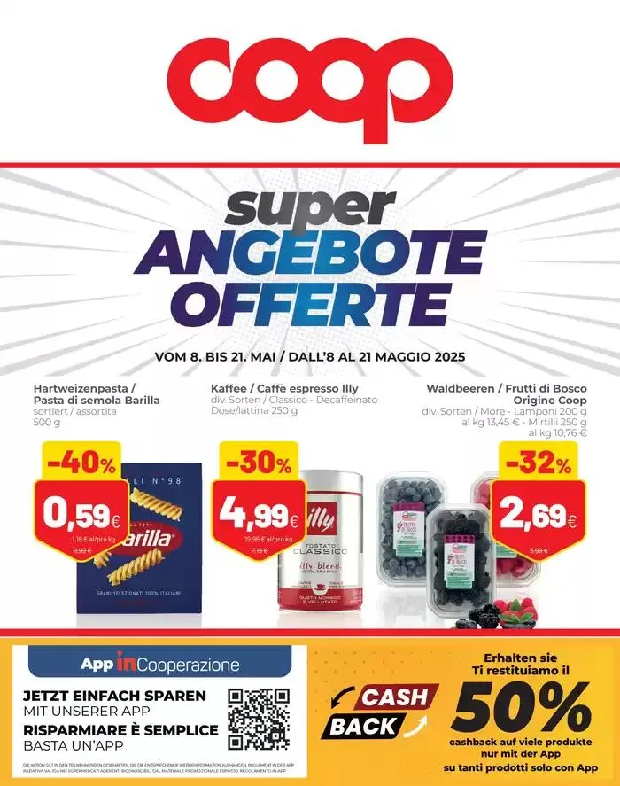 Angebote offerte da 8 maggio a 21 maggio di 2025 - Pagina del volantino 1