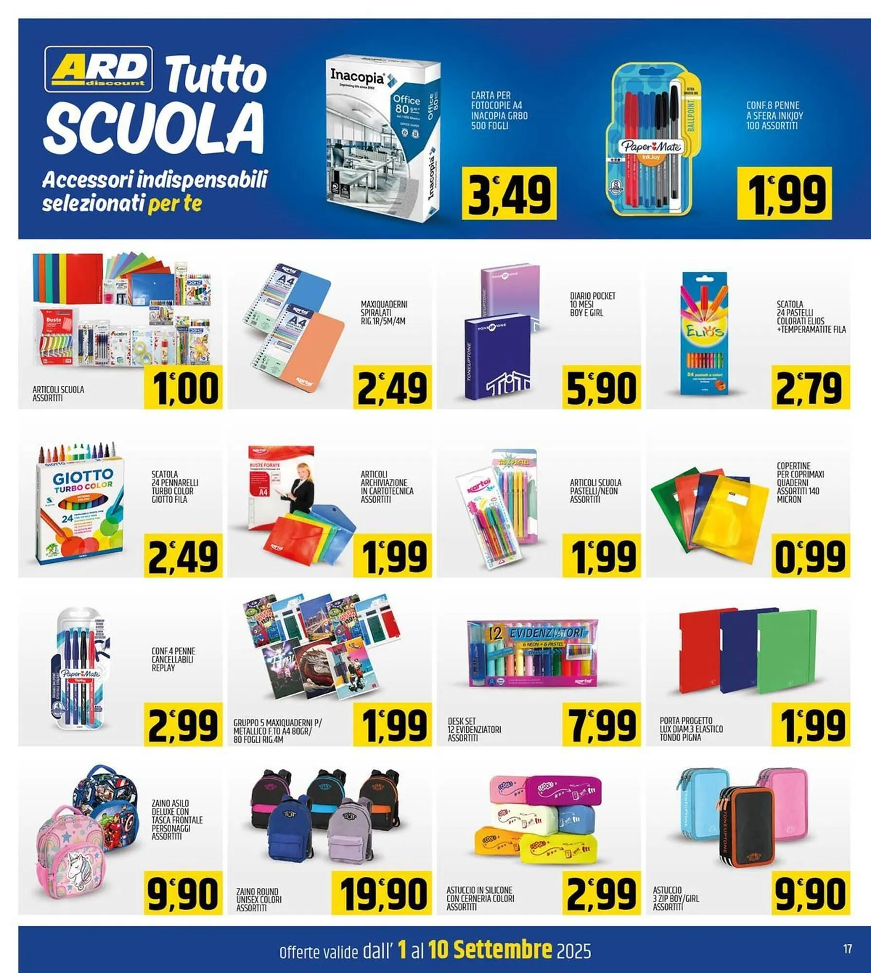 Volantino Ard Discount da 1 settembre a 10 settembre di 2025 - Pagina del volantino 17