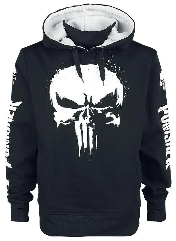 Skull | Felpa con cappuccio | nero | The Punisher