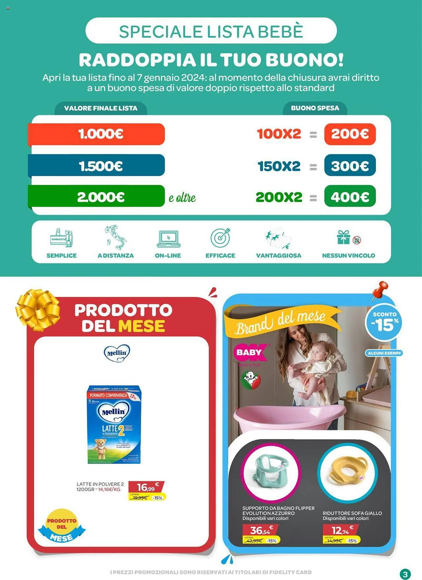 Volantino Bimbo Store da 30 novembre a 24 dicembre di 2023 - Pagina del volantino 3