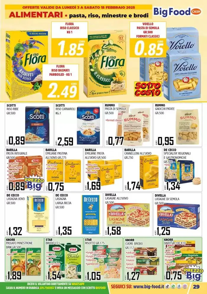 Carnevale innamorati della convenienza da 3 febbraio a 15 febbraio di 2025 - Pagina del volantino 29