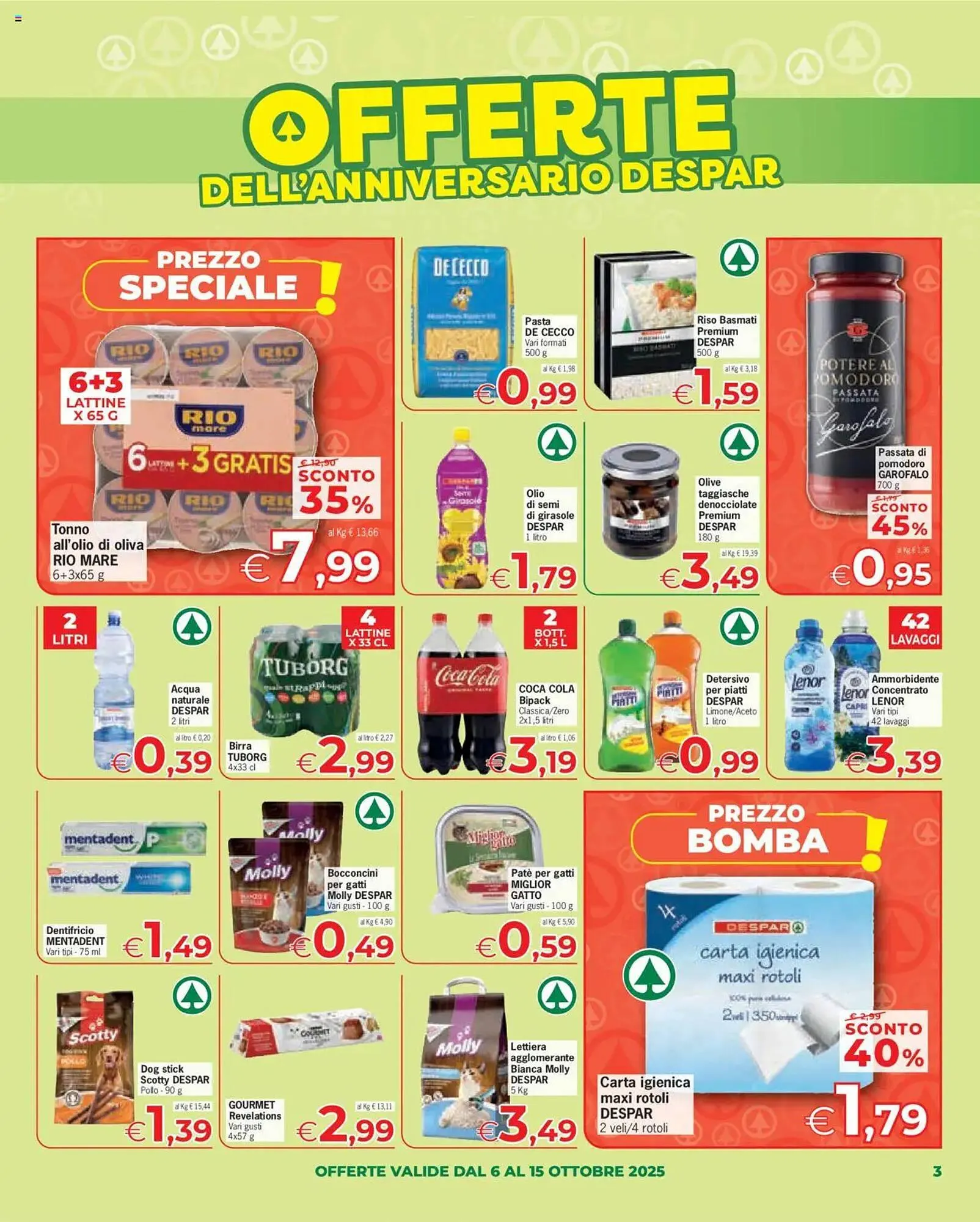 Volantino Eurospar da 6 ottobre a 15 ottobre di 2025 - Pagina del volantino 3