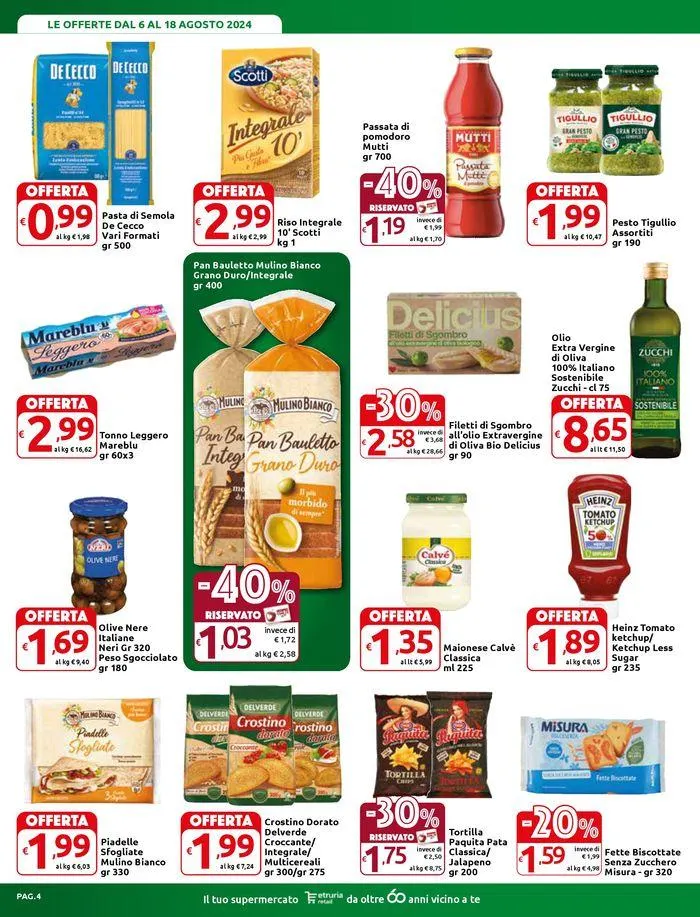 Sconti fino al 40% da 6 agosto a 18 agosto di 2024 - Pagina del volantino 4