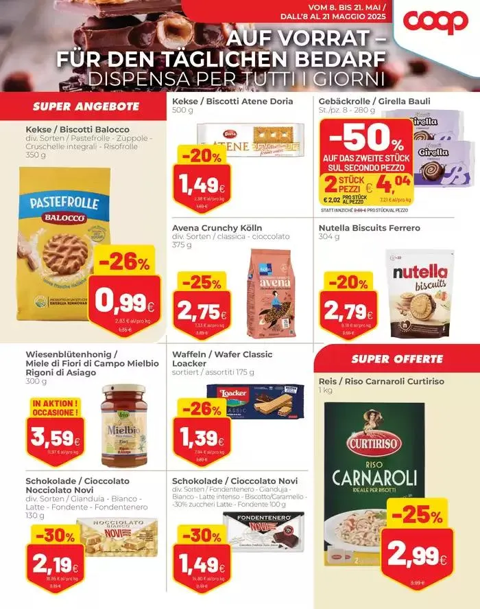 Angebote offerte da 8 maggio a 21 maggio di 2025 - Pagina del volantino 5
