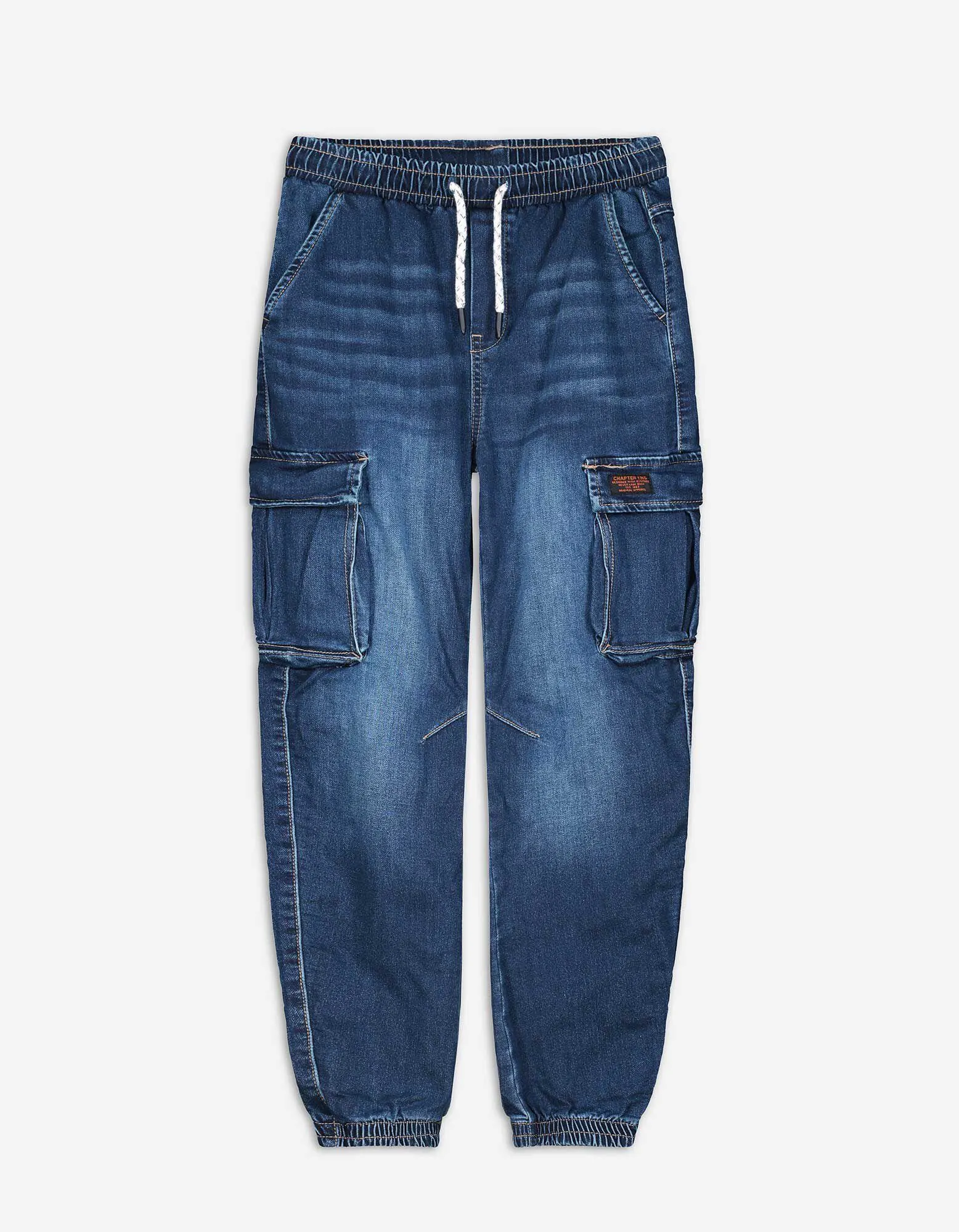 Pantaloni cargo - Relaxed Fit - blu scuro