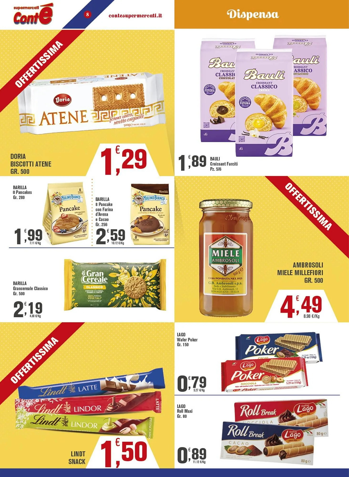 Volantino Conté Supermercati da 2 ottobre a 12 ottobre di 2025 - Pagina del volantino 8