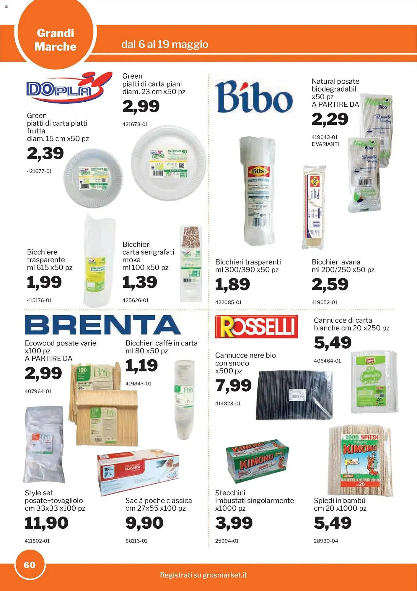 Volantino GrosMarket da 6 maggio a 19 maggio di 2026 - Pagina del volantino 60