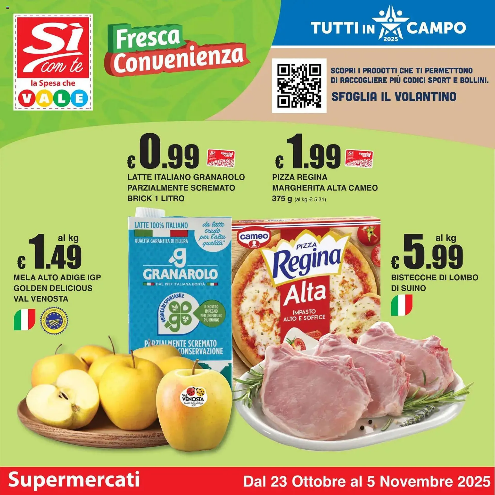 Volantino Sì con te - 1