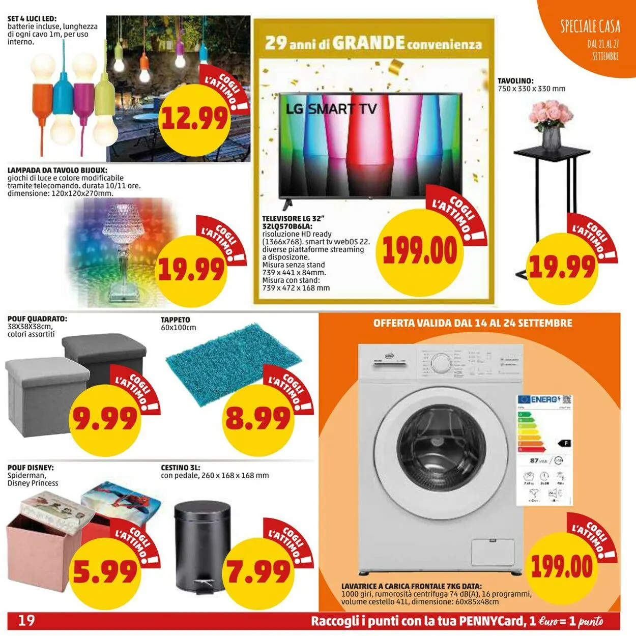 Penny Market Volantino attuale da 14 settembre a 24 settembre di 2023 - Pagina del volantino 19