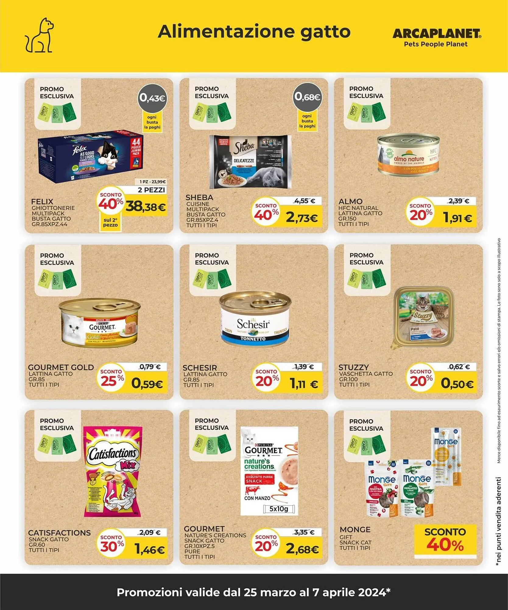 Volantino Arcaplanet da 25 marzo a 7 aprile di 2024 - Pagina del volantino 7