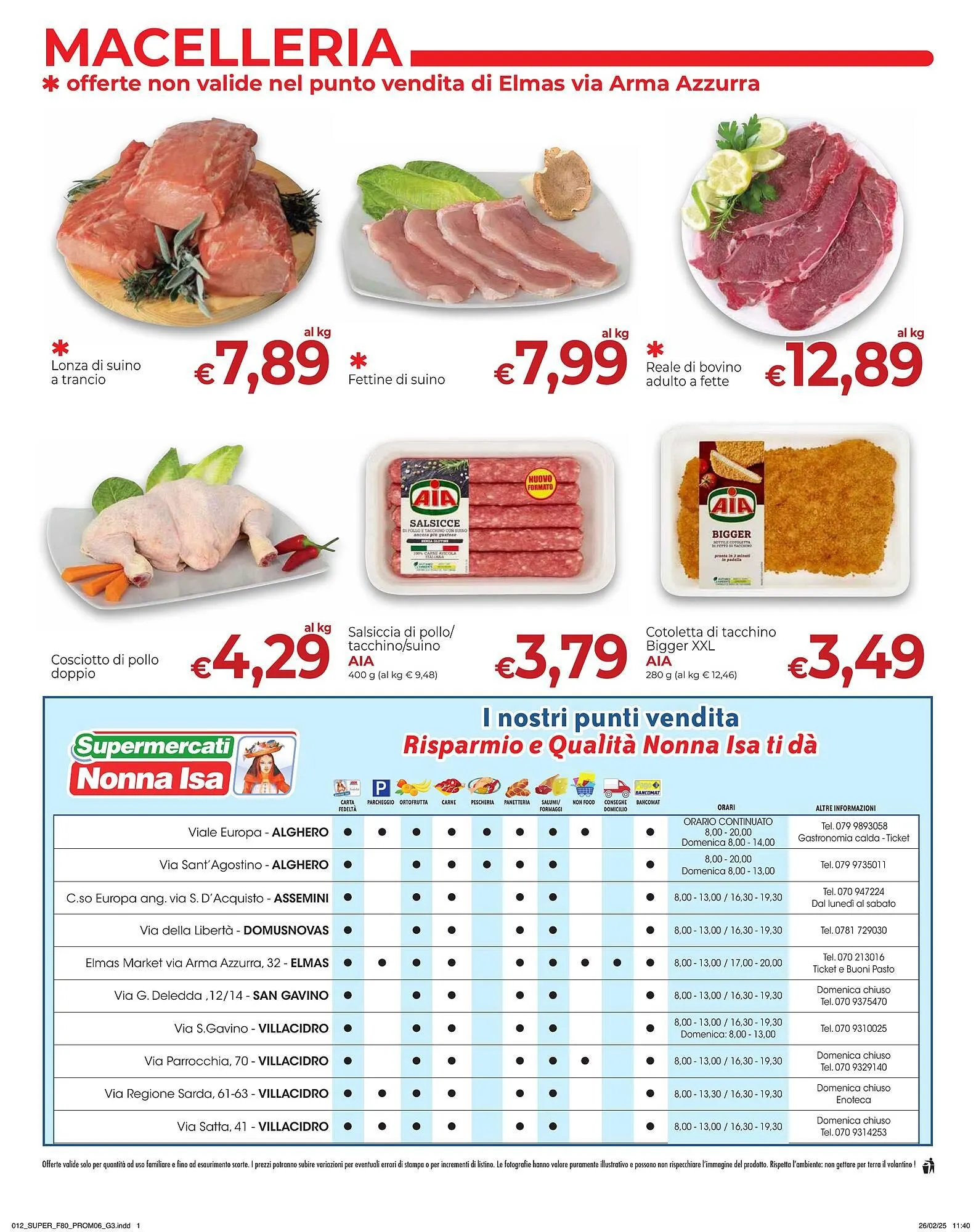 Volantino Supermercati Nonna Isa da 25 marzo a 6 aprile di 2025 - Pagina del volantino 13