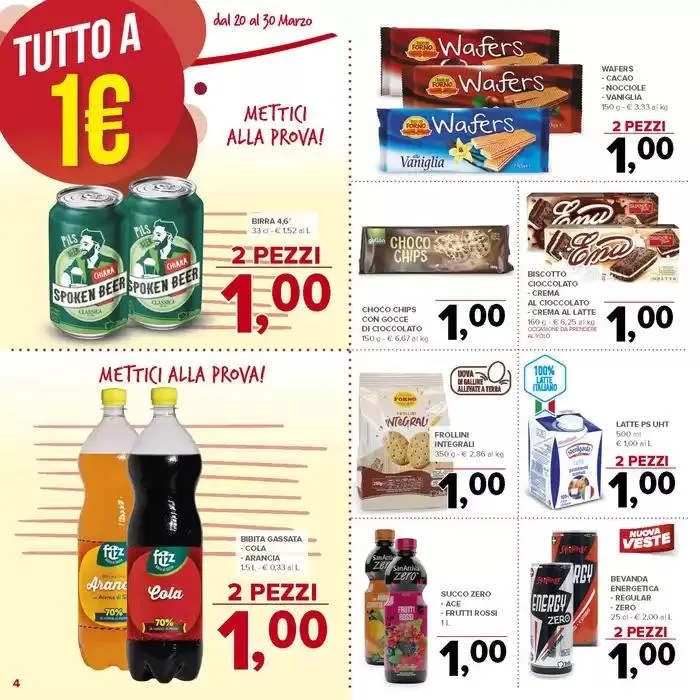 Tutto a 1 euro da 20 marzo a 30 marzo di 2025 - Pagina del volantino 4